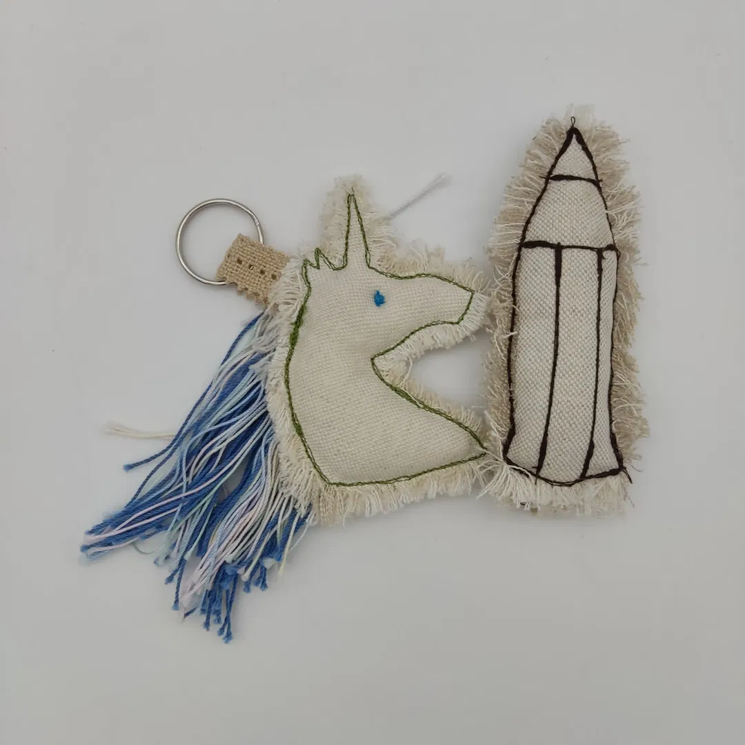 Schlüsselanhänger 2 Stück handgemacht  - Bild 1