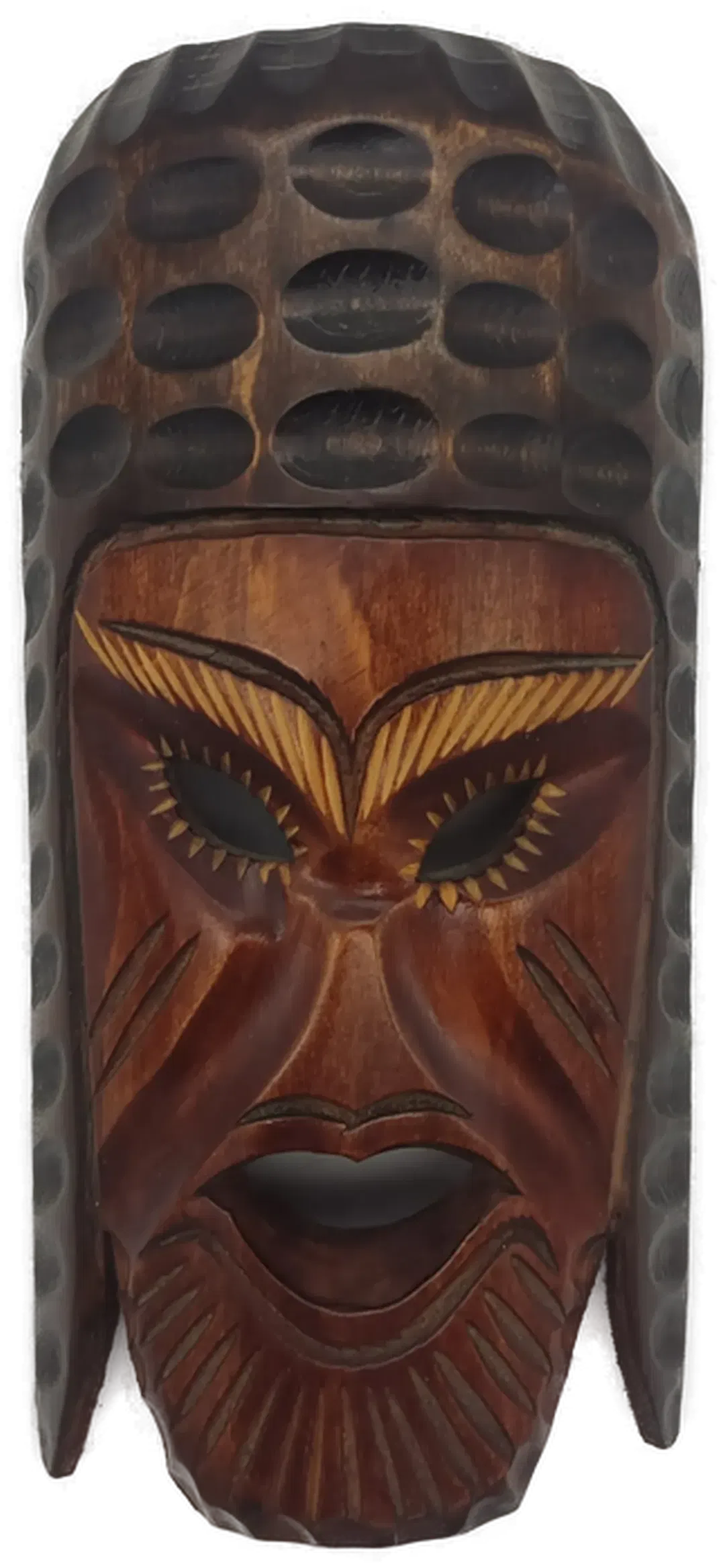 Holzmaske geschnitzt - Bild 1