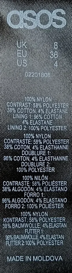 Asos Maxi-Abendkleid weinrot Gr. S - Bild 5