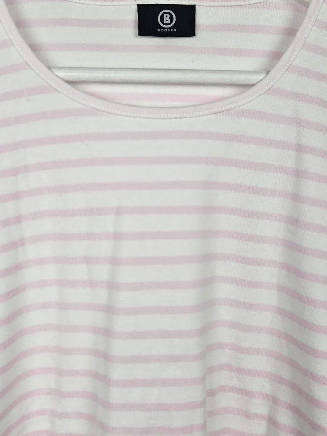 BOGNER Damen T-Shirt, weiß/grau - Gr. L  – Bild 3