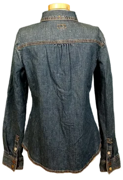 Armani Jeans Damen Jeans-Jacke blau Gr. 46 - Bild 2