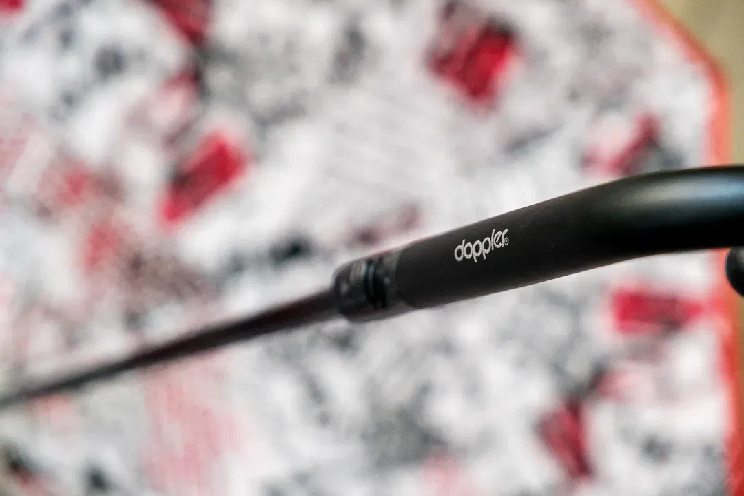 Doppler Stockschirm Double-Layer Rot & Grafik-Print 107 cm - Bild 2