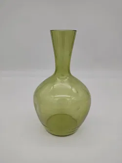 Vintage Glasvase, grün - Bild 1