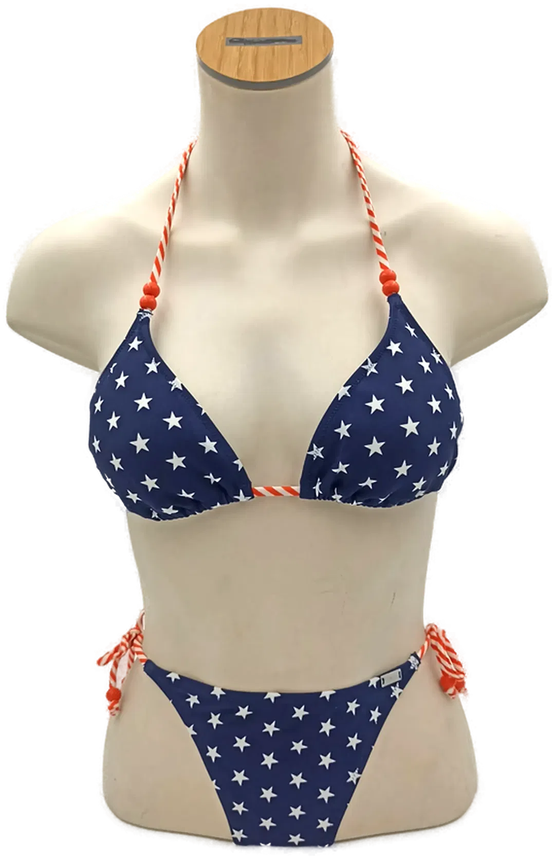 Skiny Triangel-Bikini dunkelblau mit weißen Sternen Gr. 38 - Bild 4