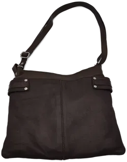 5TH AVENUE Damen Handtasche echtes Leder braun - Bild 2