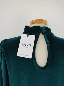Givn Damenkleid aus BW-Samt petrol - S / 36 - Bild 4