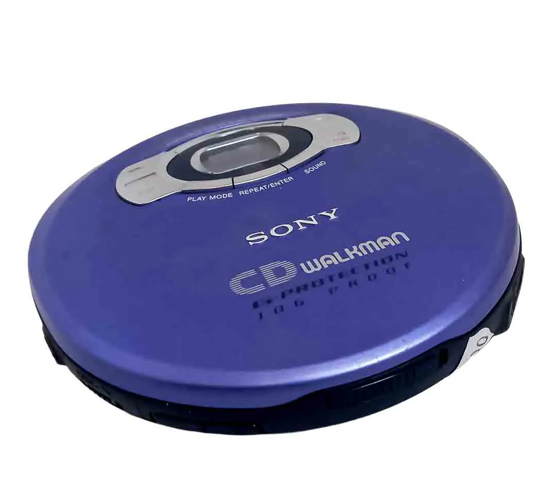 Sony CD Walkman D-E220 Digital Mega Bass Blau Discman Vintage Discman – Bild 2