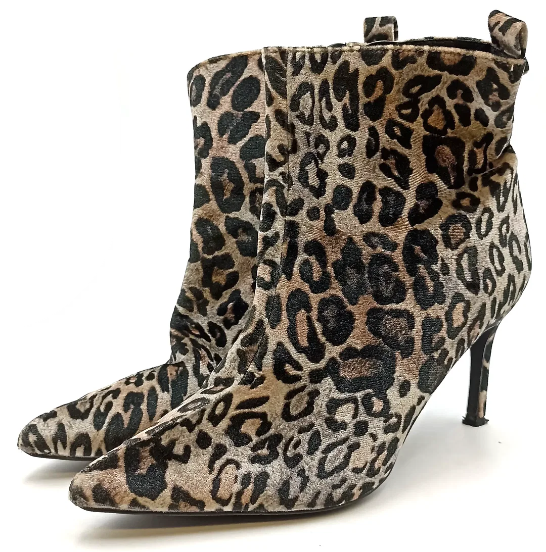 Kate Gray Damenstiefel Leoprint Gr. 40 – Bild 1