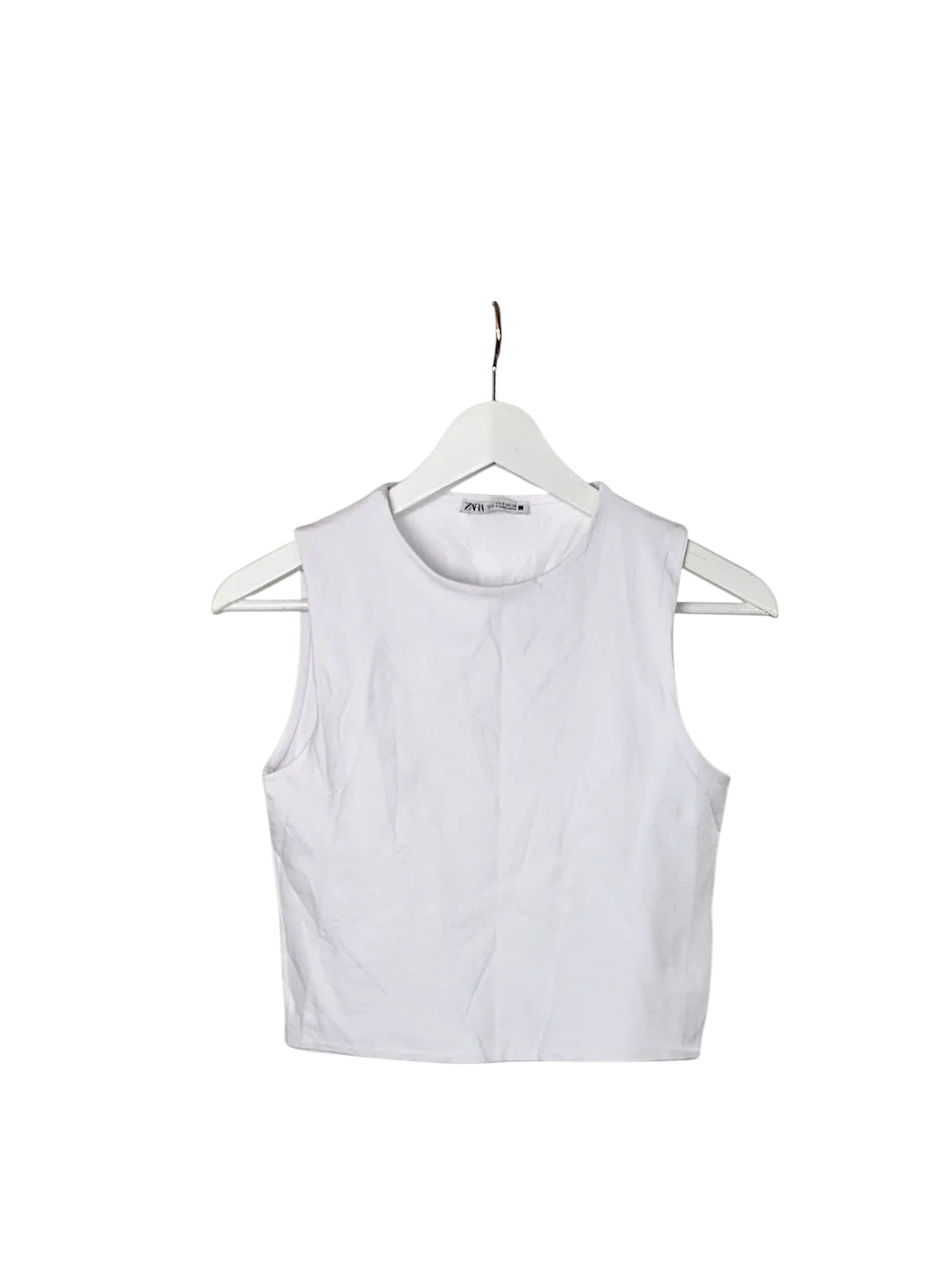 ZARA Damen Top, weiß - Gr. S / 36 - Bild 4
