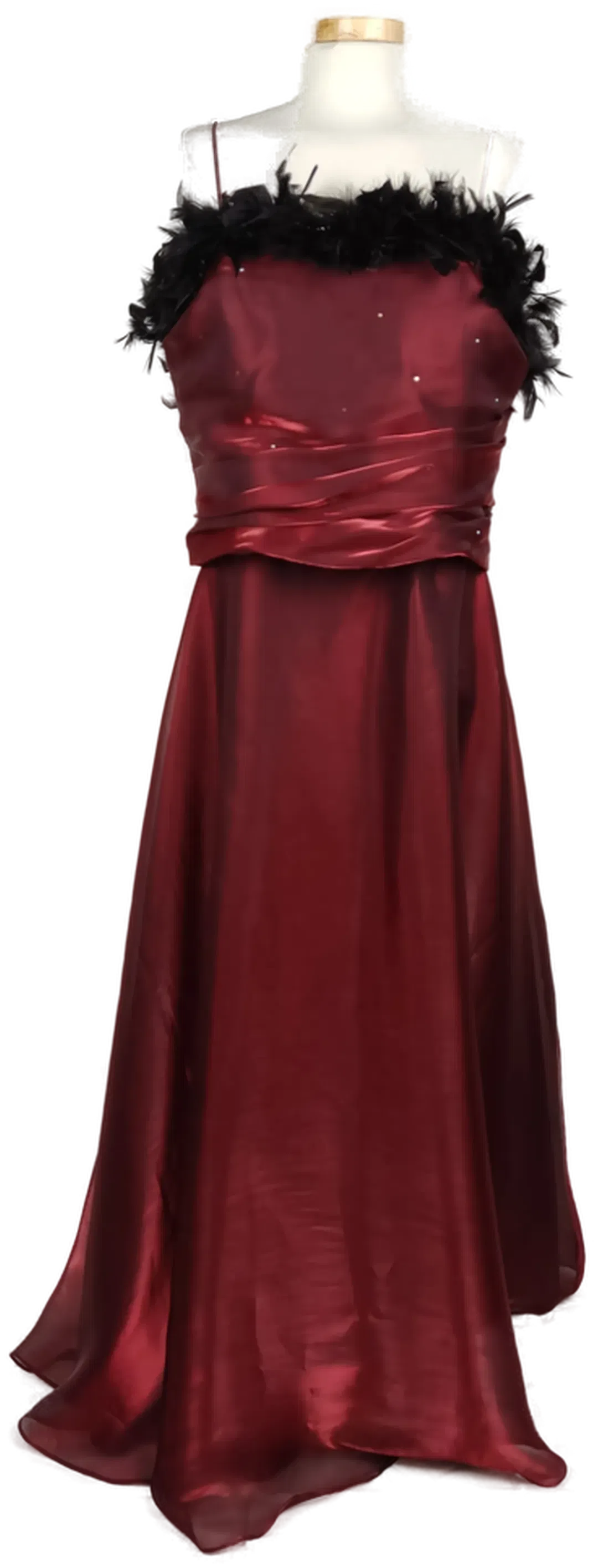 Unique Damenabendkleid  mit Stola bordeaux- XL/ 42 - Bild 1