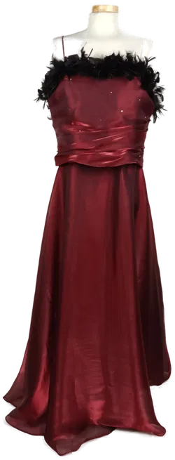 Unique Damenabendkleid  mit Stola bordeaux- XL/ 42 - Bild 1