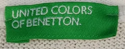United Colors of Benetton Kinderstrickjacke weiß Gr. XXS – Vorschau 3