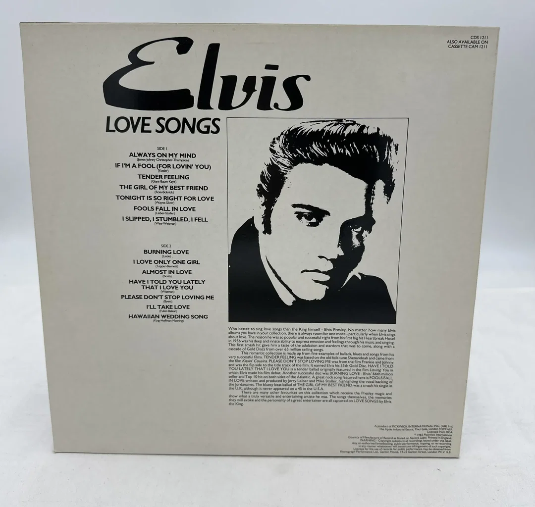 Langspielplatte - Elvis - Love Songs – Bild 2