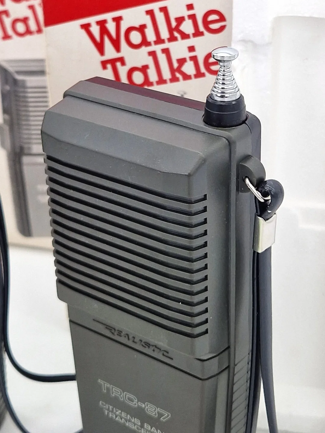 Realistic TRC-87 1-Kanal CB-Walkie-Talkie Set (2 Stück) - Schwarz - OVP – Bild 6
