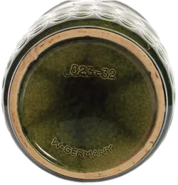 Vintage Rumtopf West Germany – Grünglasierter Keramiktopf mit Reliefdekor - Bild 5