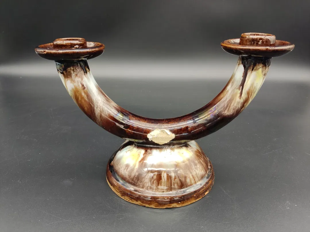 Kerzenständer aus Keramik, 2-flammig - Bild 1