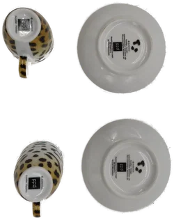 Espresso Tassenset Leopard - 2 Stück - Bild 6