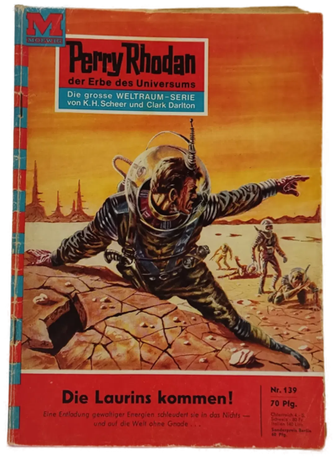  Romanheft Perry Rhodan Die Laurins kommen! Erstauflage Nr.139 - Bild 1