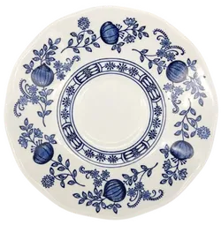 Blue Onion 2 Stk. Untertassen  - Bild 2