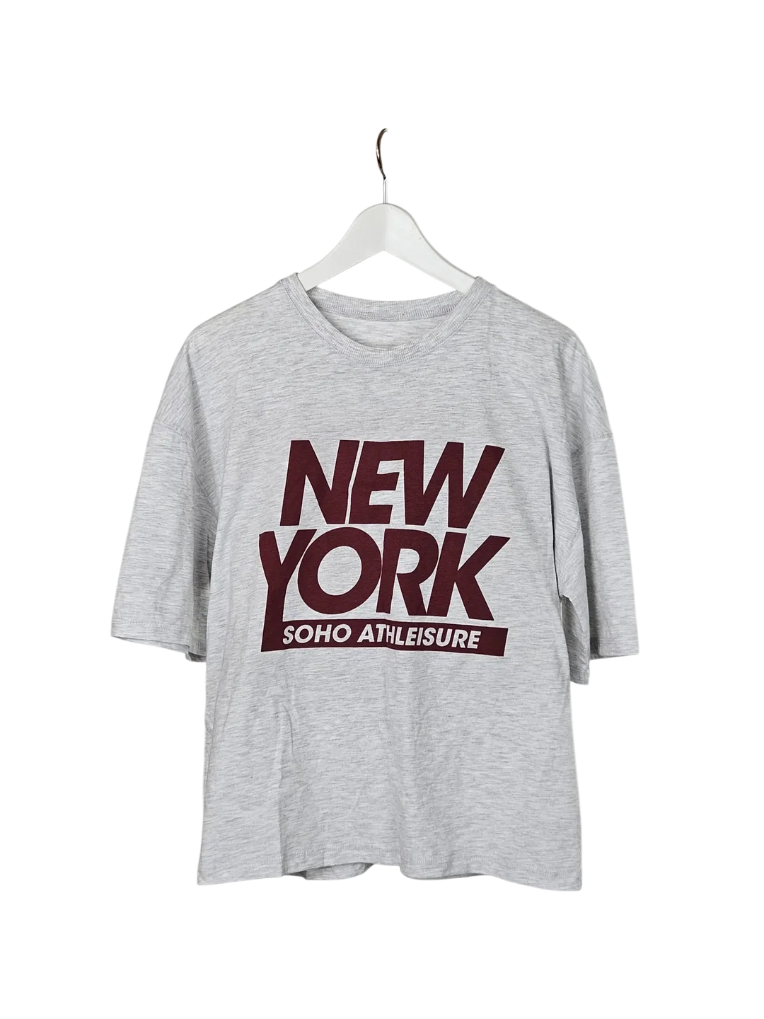 T-Shirt Herren New York, grau-meliert - Gr. S - Bild 4