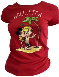HOLLISTER Damen T-Shirt in Rot, Größe S - Bild 1