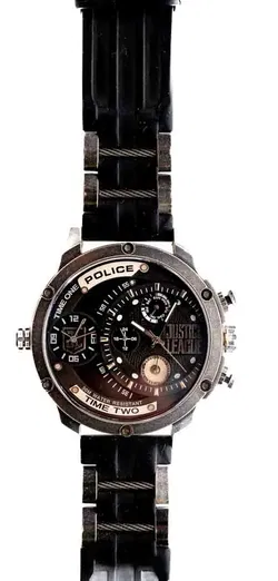 Police Armbanduhr Justice League Herren Chronograph Schwarz - Bild 4