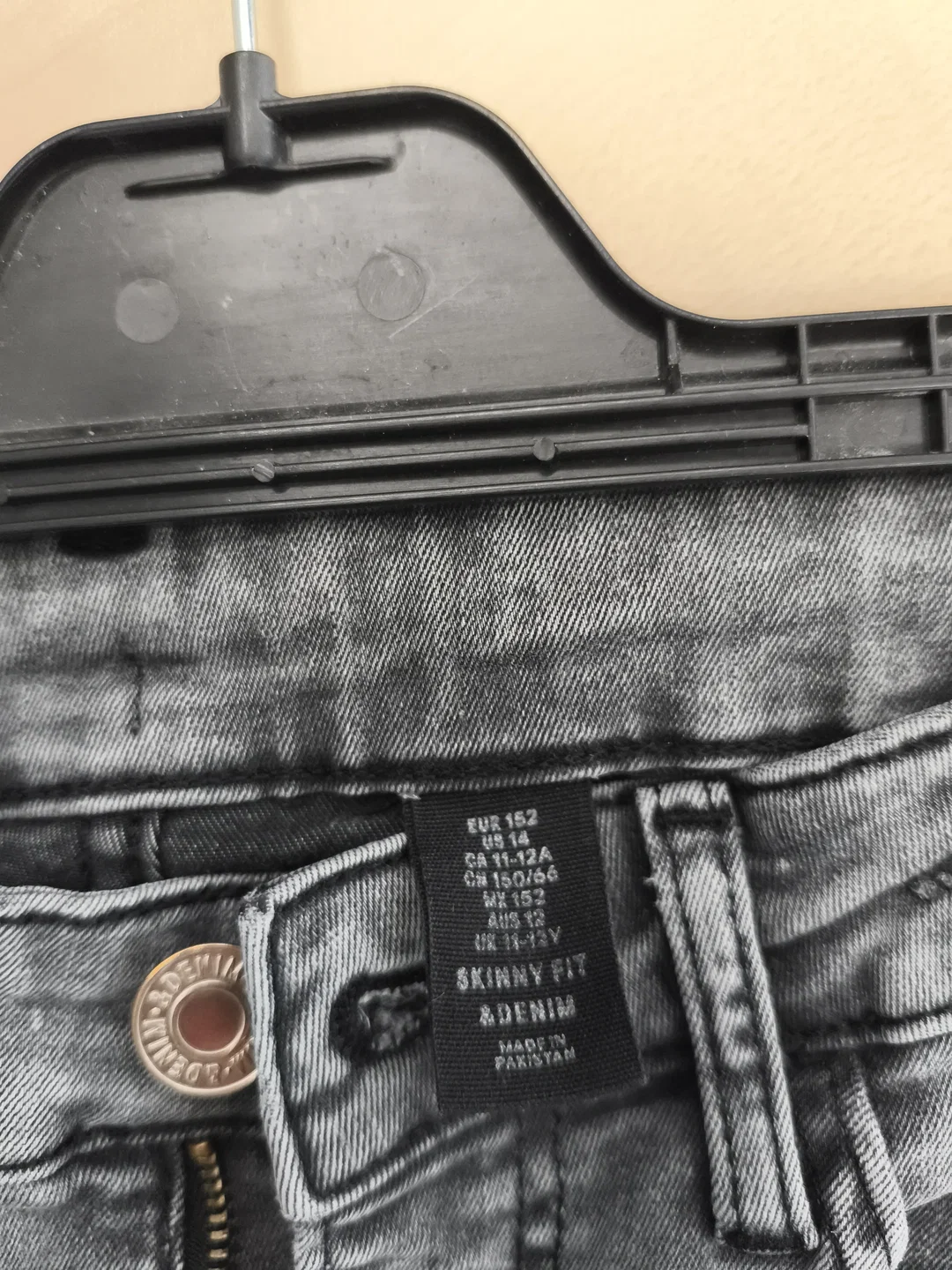 H&M, Skinny Jeans Mädchen, Gr. 152 – Bild 3