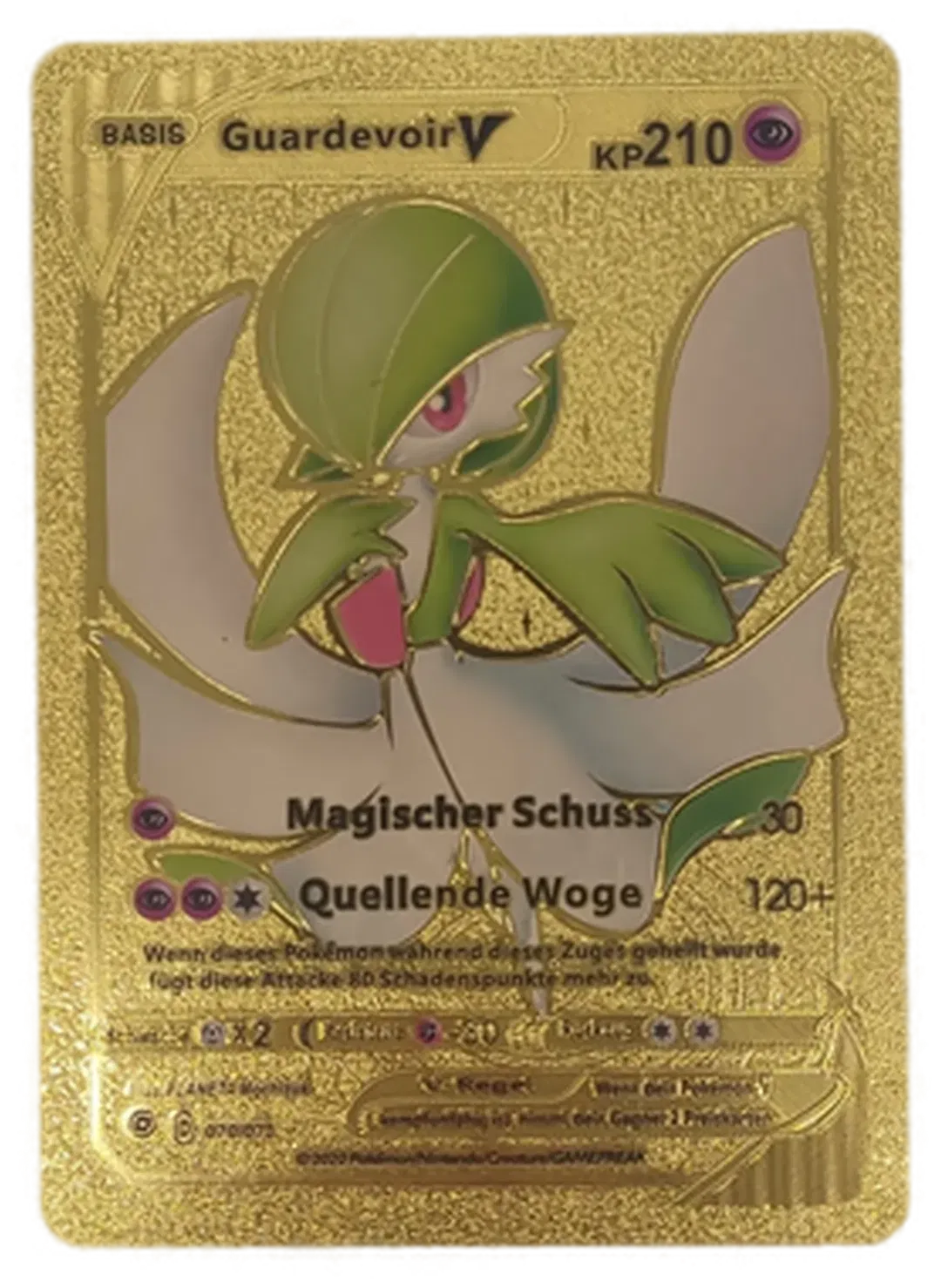  Pokémon Sammelkarte Goldfolie GuardevoirV BASIC - Bild 1