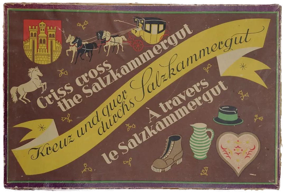 Kreuz und quer durchs Salzkammergut - Vintage Gesellschaftsspiel - Bild 4