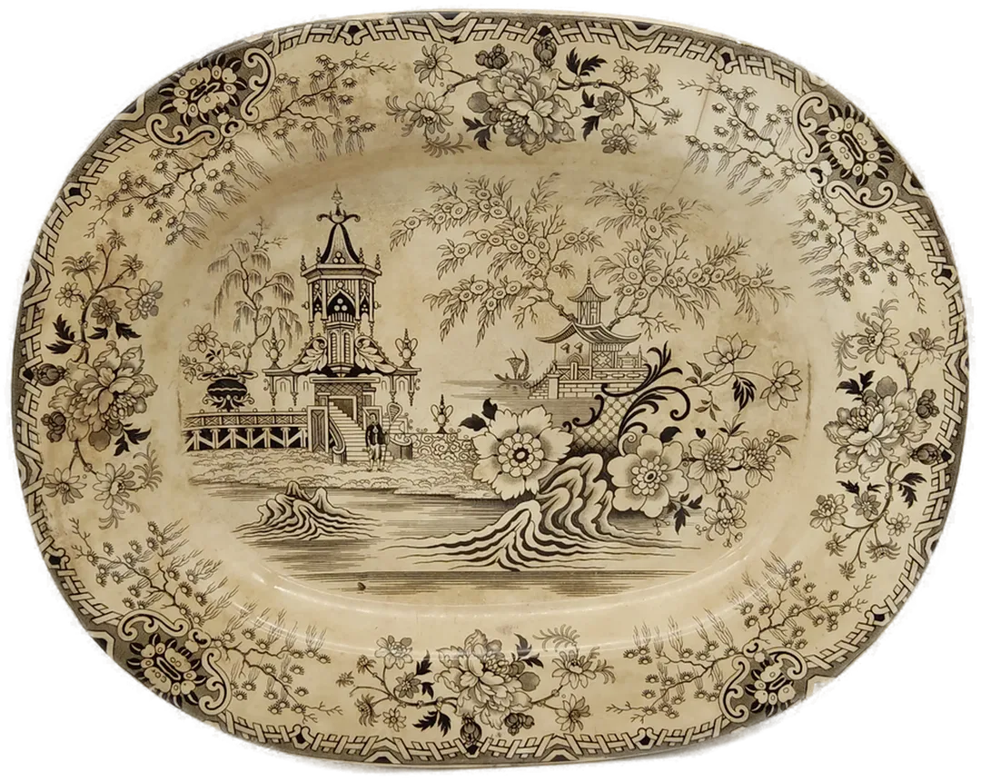 Vintage Obstschale/Obstteller aus Keramik - Bild 1