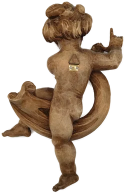 Dynamischer Holzengel als Holz - ca. 30cm hoch - Bild 2