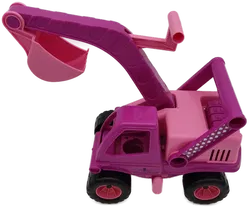 Rosa Spielzeugbagger - Bild 2