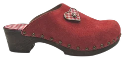Alpenglück Damen Clog, rot/braun - Gr. 40 - Bild 2