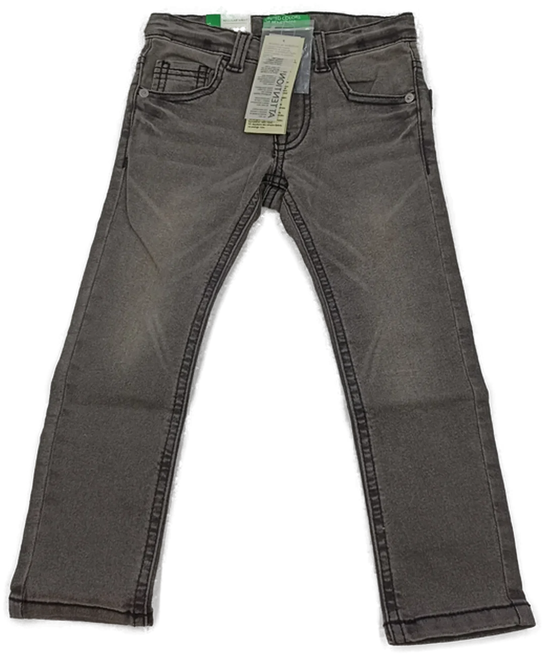 United Colors of Benetton Kinderjeans anthrazit Gr. XXS  - Bild 1