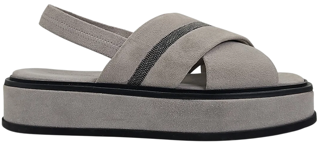 FABIANA FILIPPI Damen Sandalen, grau - Gr. 37 – Bild 2