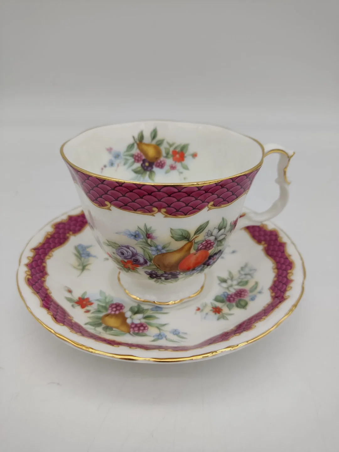 Royal Albert - 6x Tee-/Kaffeetassen 'England Fruit Series' – Bild 10