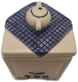 Teewärmer, Stövchen Keramik, Landhaus - Bild 3