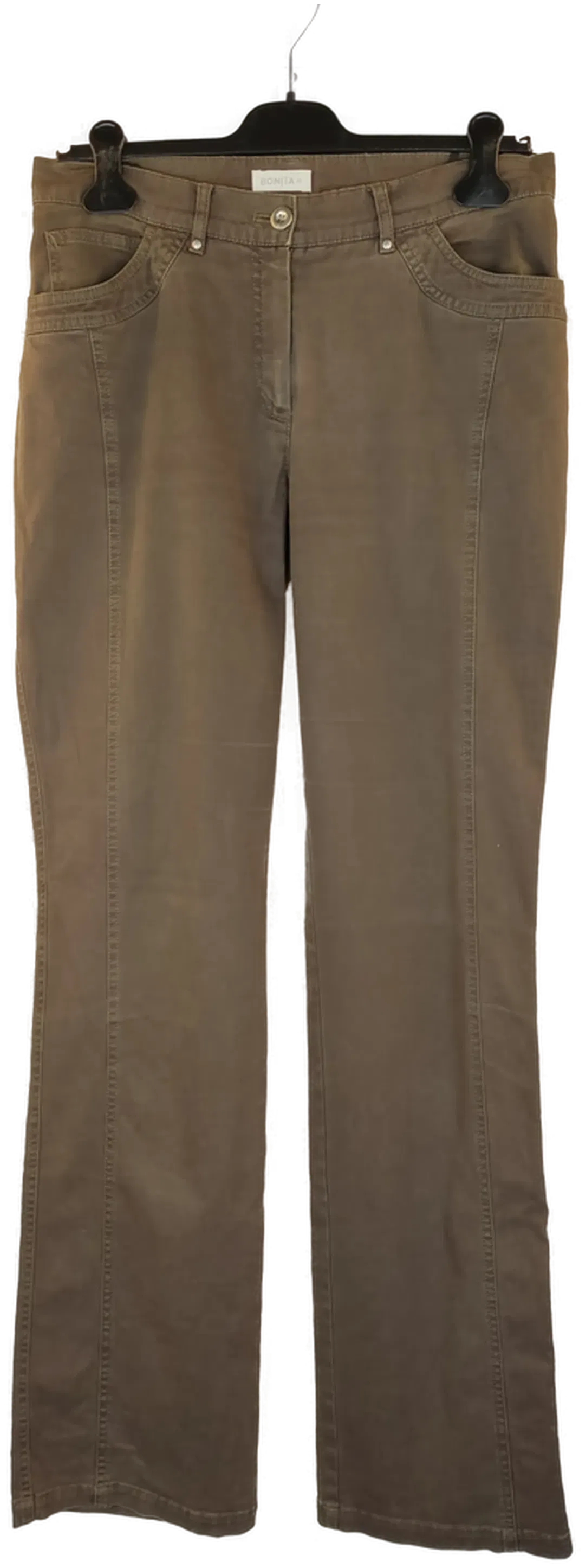 Bonita Damenhose, Olive, Größe: L/40 - Bild 4
