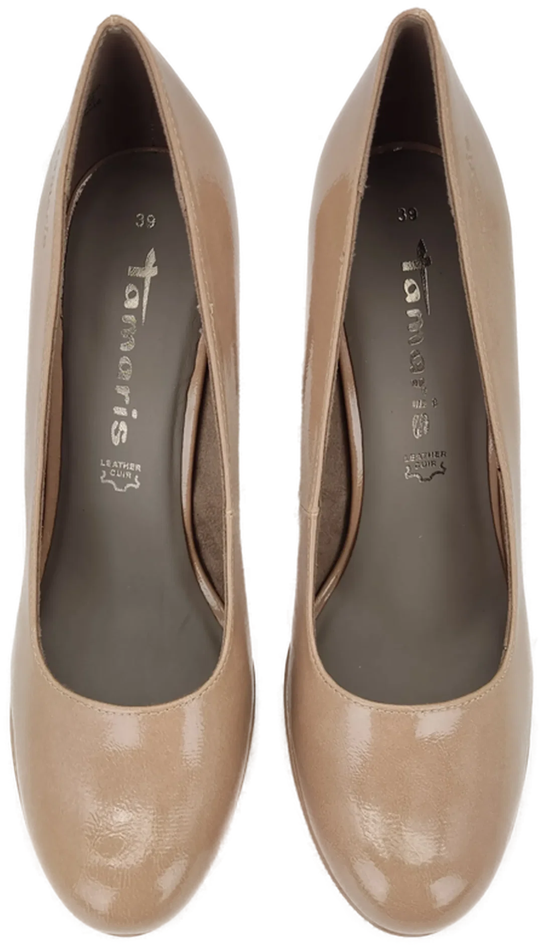 Tamaris Damen Pumps, beige - Gr. 39 – Bild 3