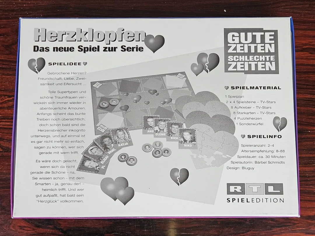 GUTE ZEITEN SCHLECHTE ZEITEN Herzklopfen - Gesellschaftsspiel - KLEE – Bild 2