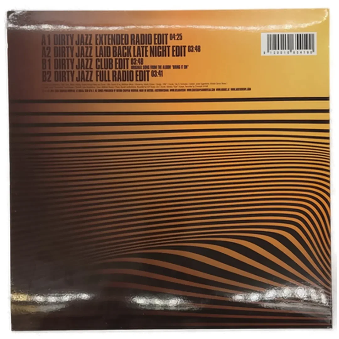 Deladap Dirty Jazz Rejazzed Gelbes Vinyl LP HANDSIGNIERT – Bild 4