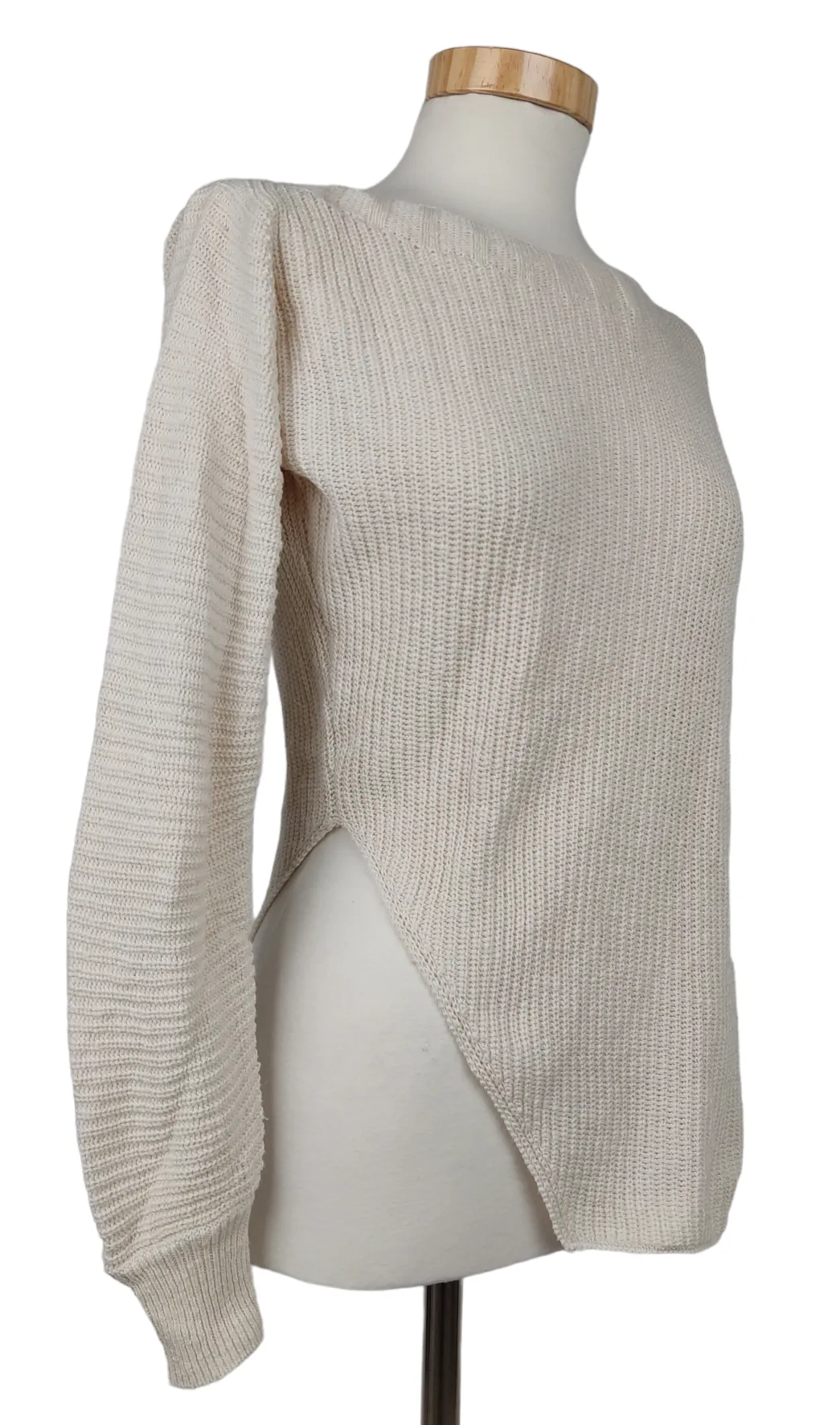 James Perse Damen Strickpullover, beige - Gr. XS  – Bild 2