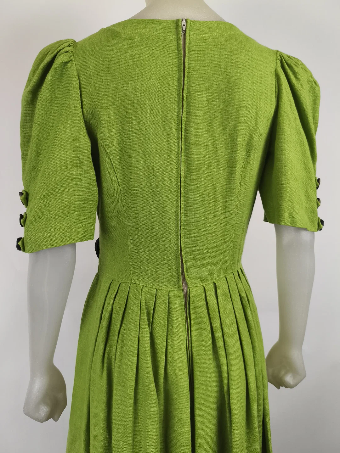 Leinenkleid, Trachtenkleid, Gr. 40 – Bild 5