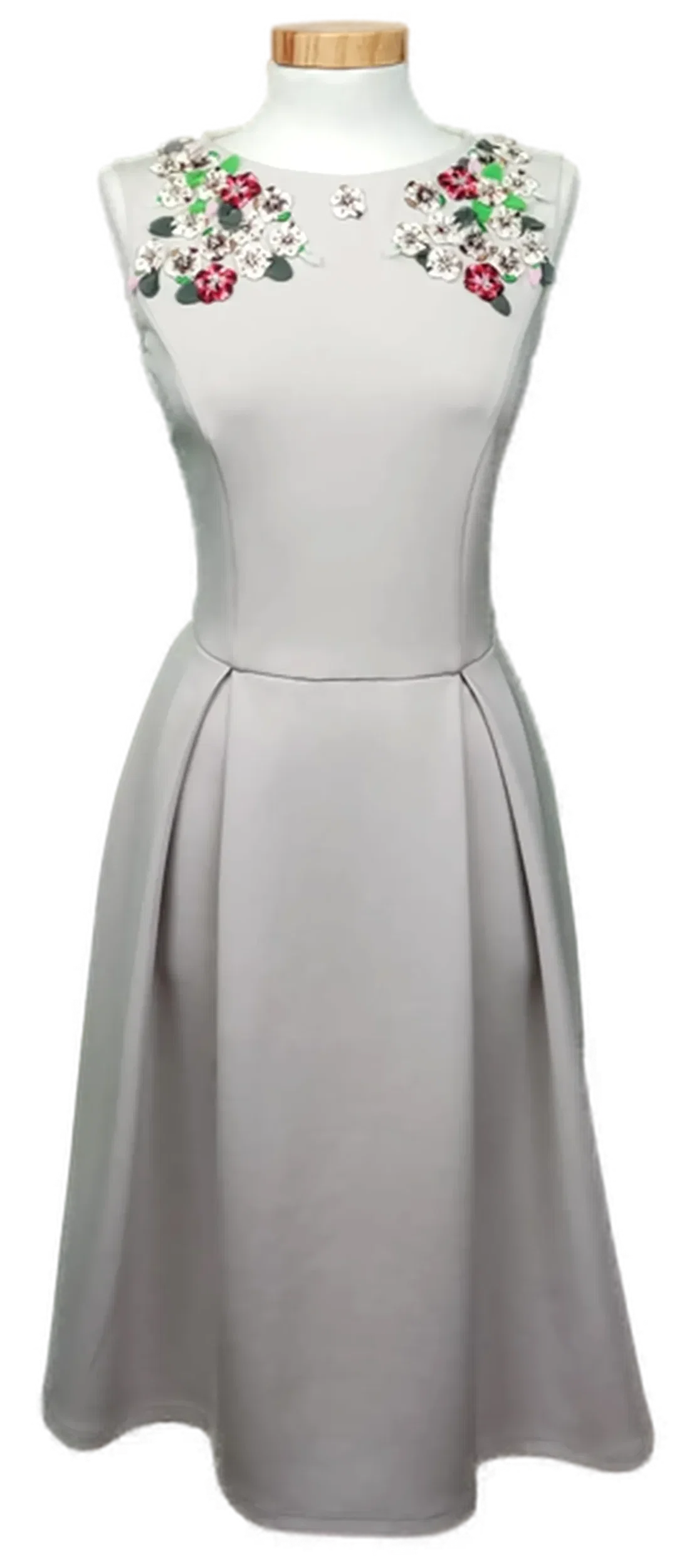 Max&Co Damen Midikleid creme Blumendetails Gr. S - Bild 4