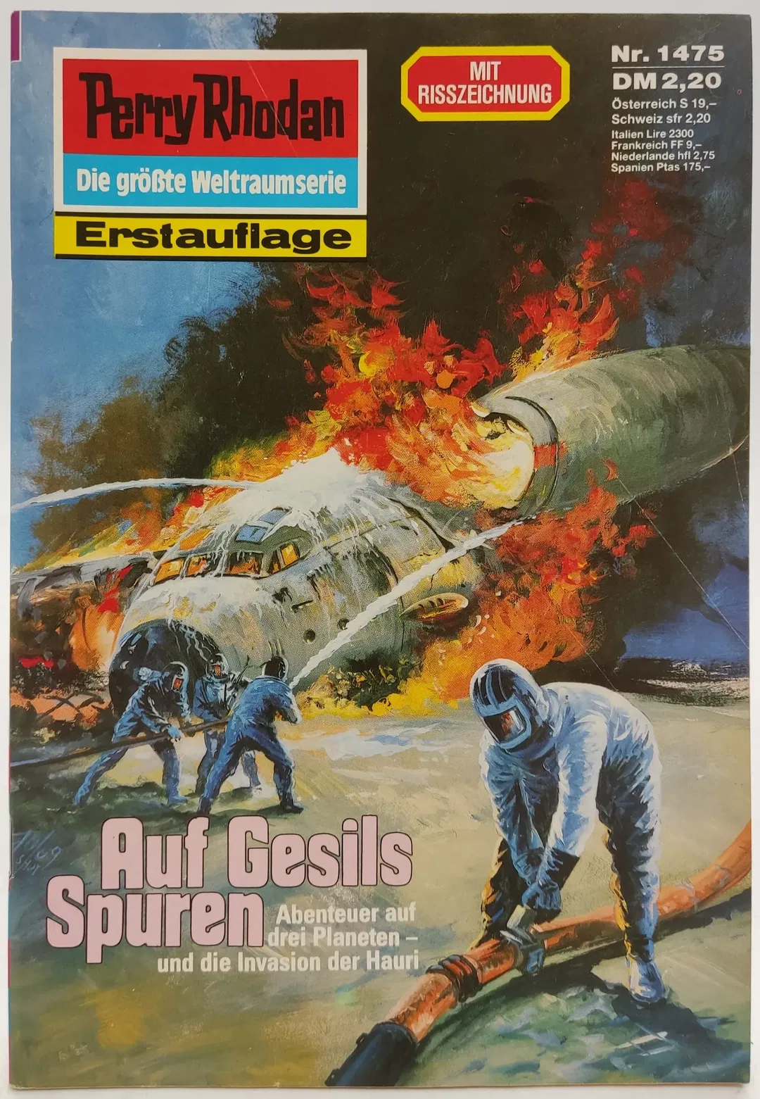 Romanheft Perry Rhodan Auf Gesils Spuren Erstauflage Nr.1475 - Bild 1