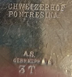 Gebrüder Hepp Teekanne Alpacca Silber – Vorschau 10