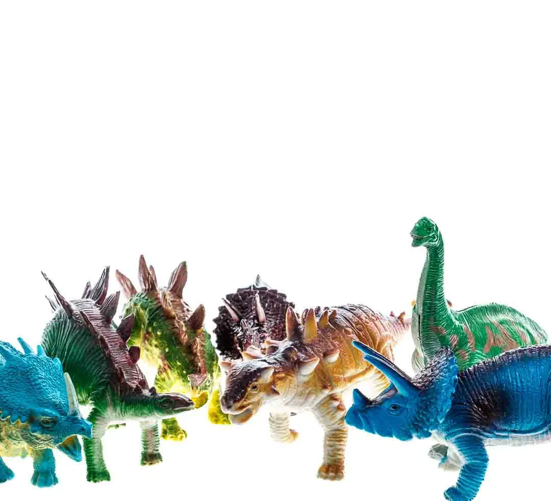 Dinosaurier Figuren 4 Beiner Konvolut 7 Stück  - Bild 4