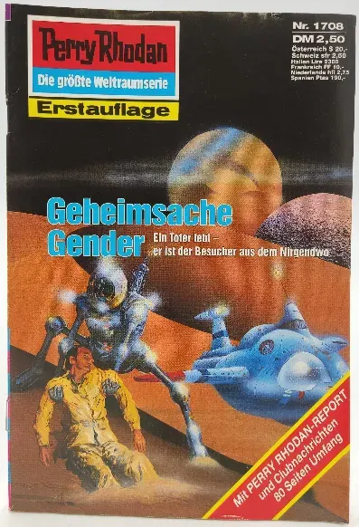 Romanheft Perry Rhodan Geheimsache Gender Erstauflage Nr.1708 - Bild 1