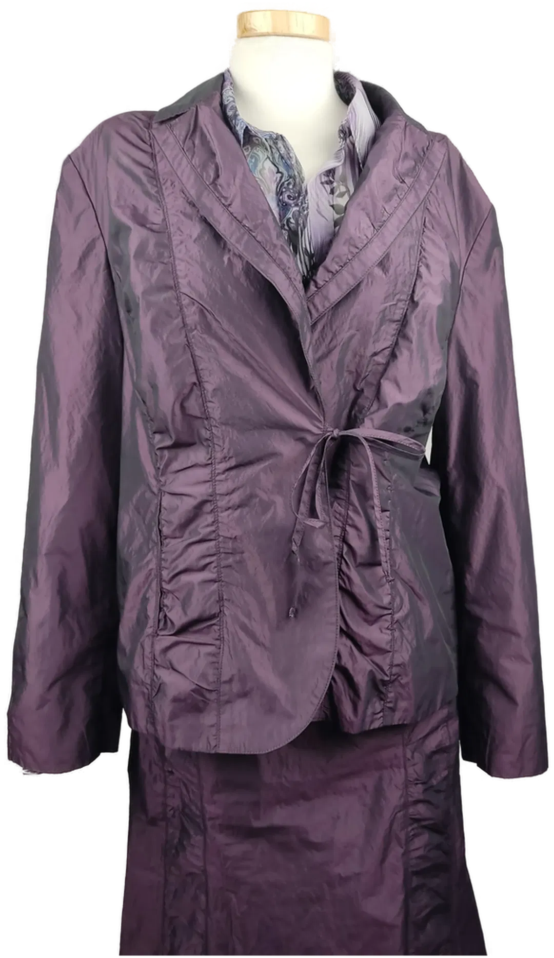 Bonita Damen Kostüm mit Bluse lila - XXL/ 44 - Bild 1