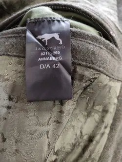 Damen Hubertusjacke Merinowolle Jagdhund 42 | Einmaliges Unikat - Bild 6